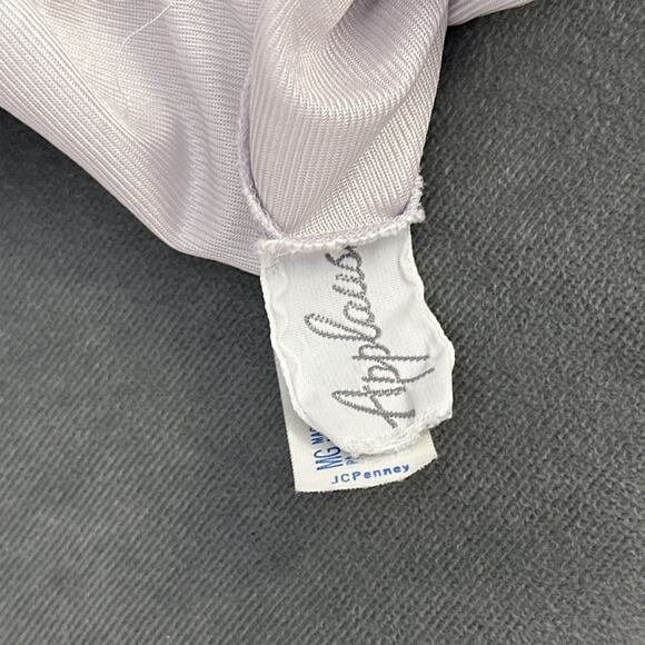 Vintage Applause JCPenney Half Slip Light Purple Size Small Nylon Lace Trim USA - Picture 5 of 6